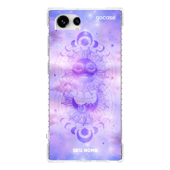 Capinha para celular Sol e Lua Mística