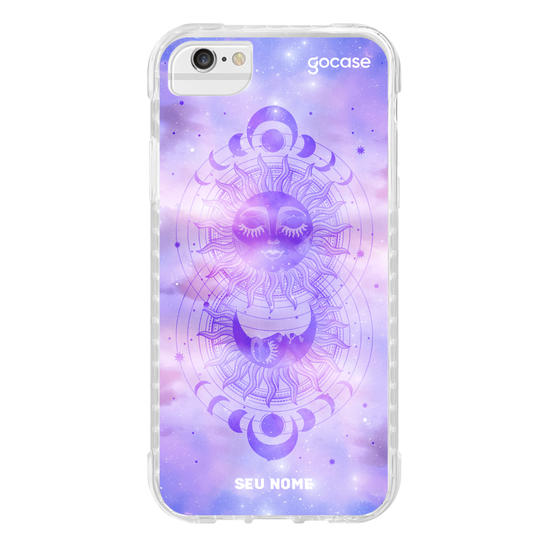 Capinha para celular Sol e Lua Mística
