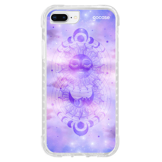 Capinha para celular Sol e Lua Mística