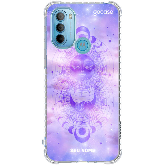 Capinha para celular Sol e Lua Mística