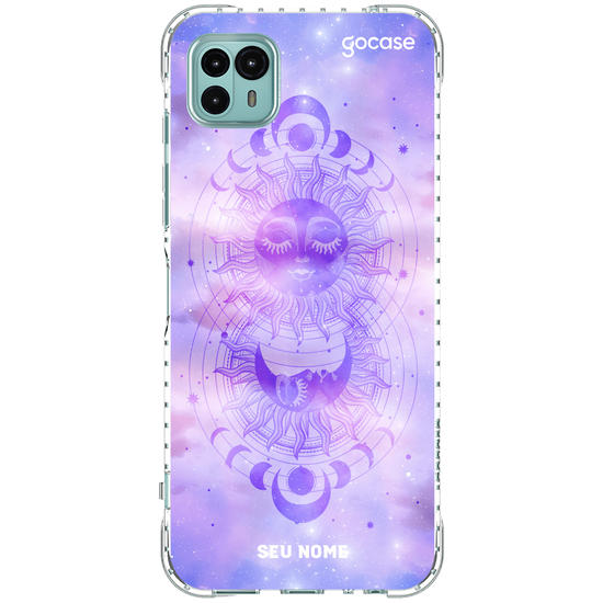 Capinha para celular Sol e Lua Mística