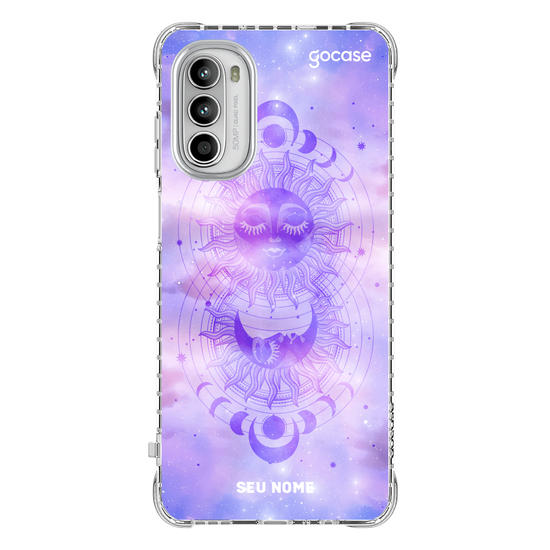 Capinha para celular Sol e Lua Mística