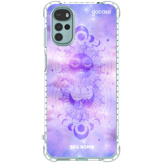 Capinha para celular Sol e Lua Mística