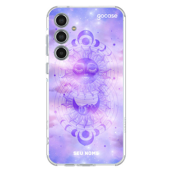 Capinha para celular Sol e Lua Mística