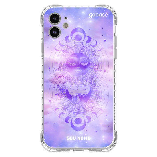 Capinha para celular Sol e Lua Mística