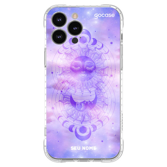 Capinha para celular Sol e Lua Mística