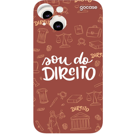 Capinha para celular Sou do Direito