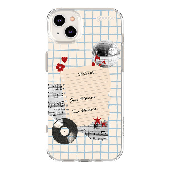 Capinha para celular  Sound Notes