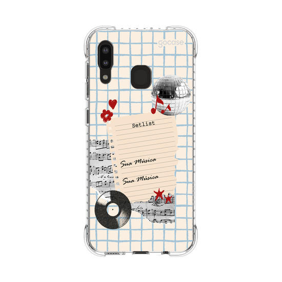 Capinha para celular  Sound Notes