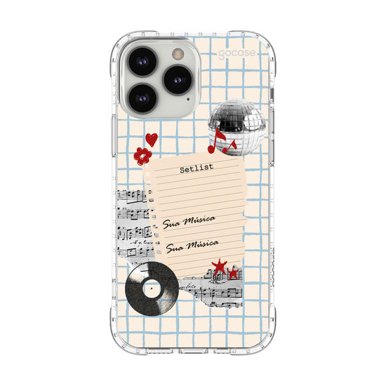 Capinha para celular  Sound Notes