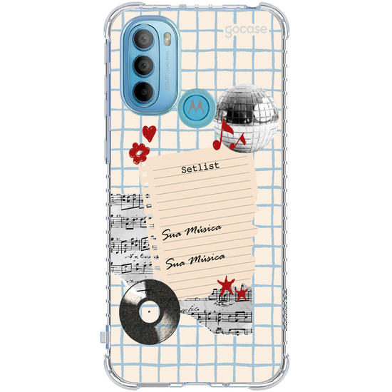 Capinha para celular  Sound Notes