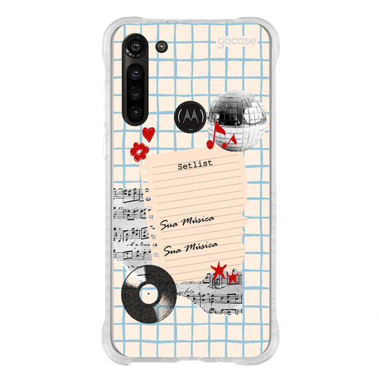 Capinha para celular  Sound Notes