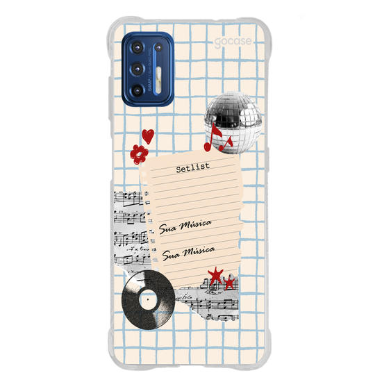 Capinha para celular  Sound Notes
