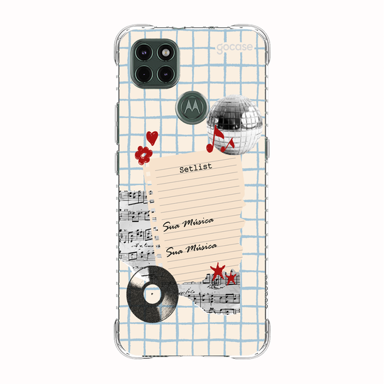 Capinha para celular  Sound Notes