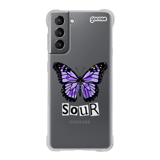 Capinha para celular Borboletas Lilás