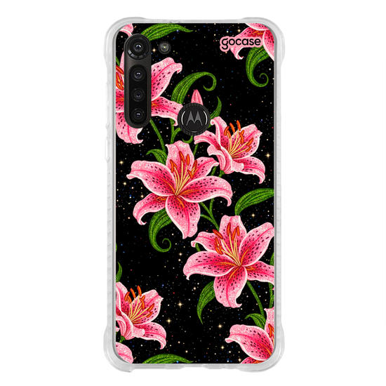 Capinha para celular  Space Flowers