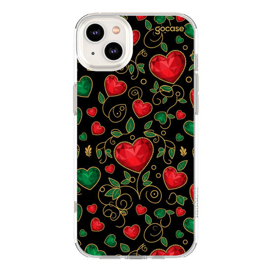 Capinha para celular  Sparkling Hearts