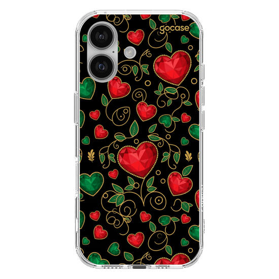 Capinha para celular  Sparkling Hearts