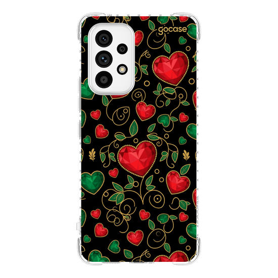 Capinha para celular  Sparkling Hearts