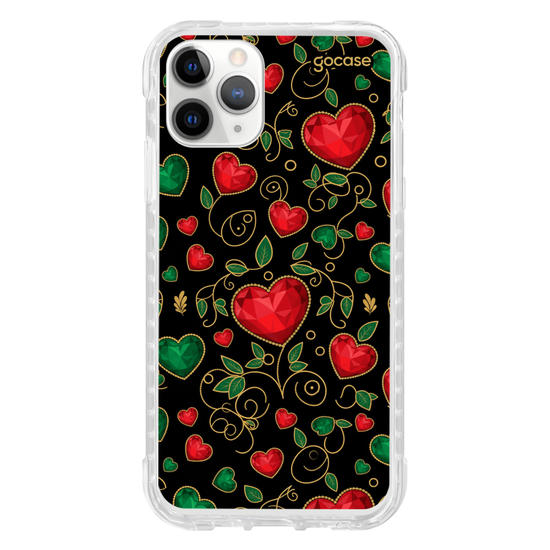 Capinha para celular  Sparkling Hearts