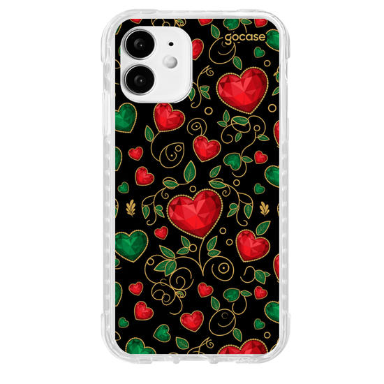 Capinha para celular  Sparkling Hearts