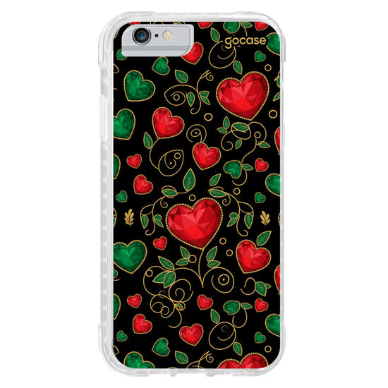 Capinha para celular  Sparkling Hearts