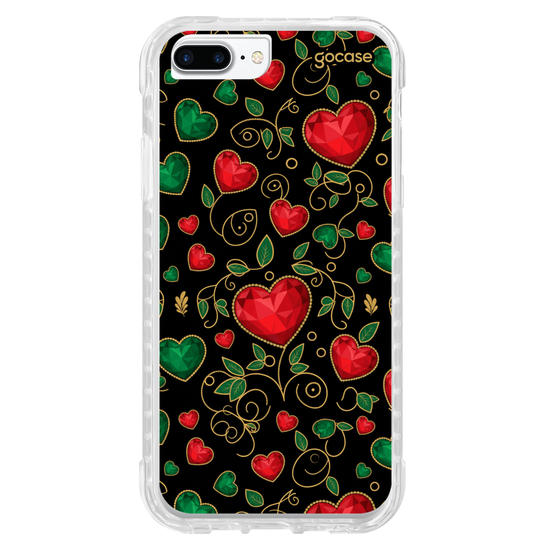 Capinha para celular  Sparkling Hearts