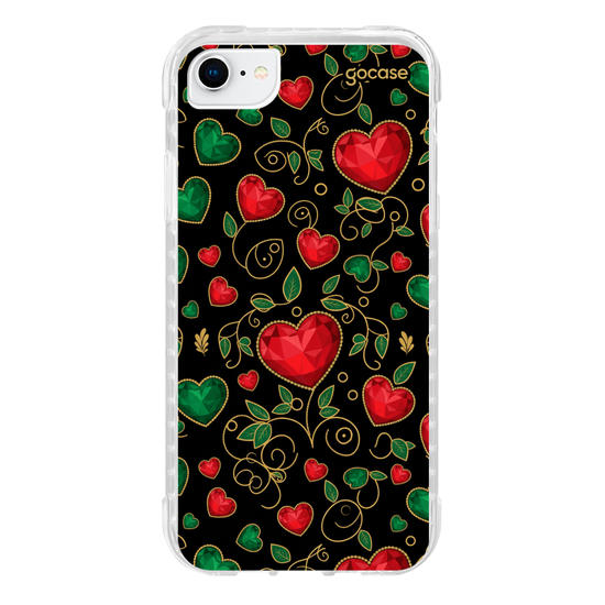 Capinha para celular  Sparkling Hearts