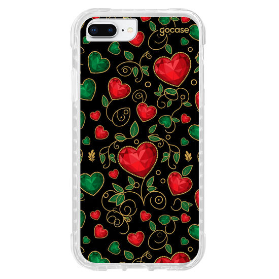 Capinha para celular  Sparkling Hearts
