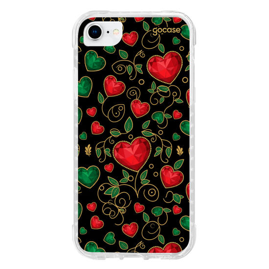 Capinha para celular  Sparkling Hearts