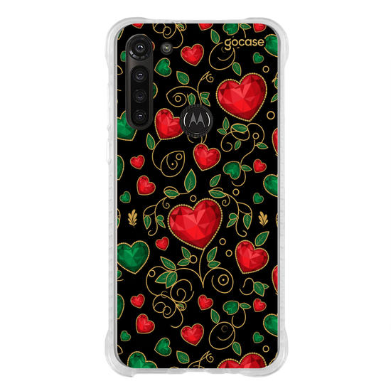 Capinha para celular  Sparkling Hearts