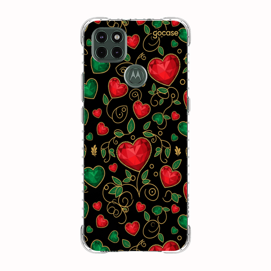 Capinha para celular  Sparkling Hearts