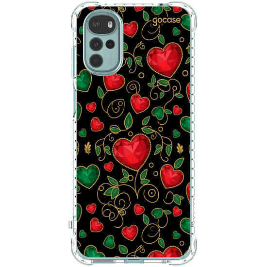 Capinha para celular  Sparkling Hearts