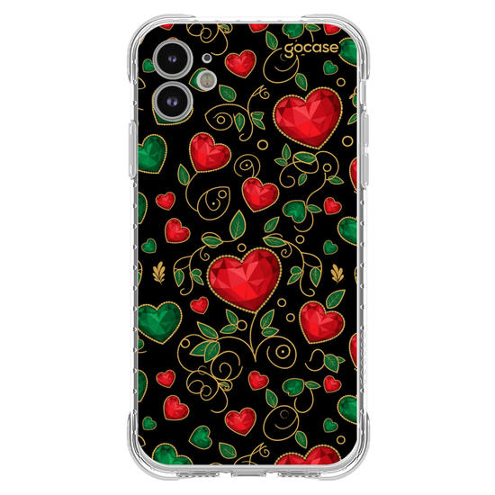 Capinha para celular  Sparkling Hearts