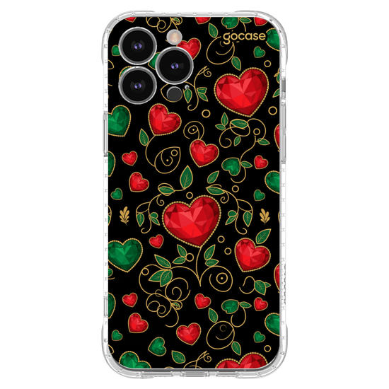 Capinha para celular  Sparkling Hearts