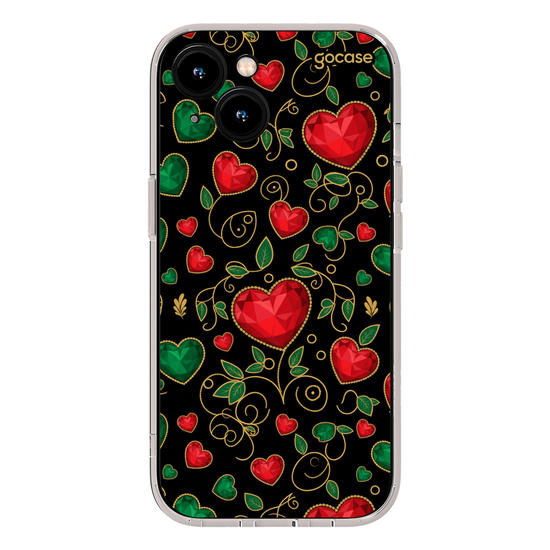 Capinha para celular  Sparkling Hearts