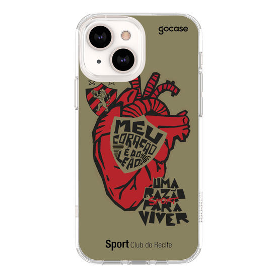Capinha para celular Sport - Meu Coração É do Leão
