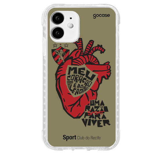 Capinha para celular  Sport - Meu Coração É do Leão