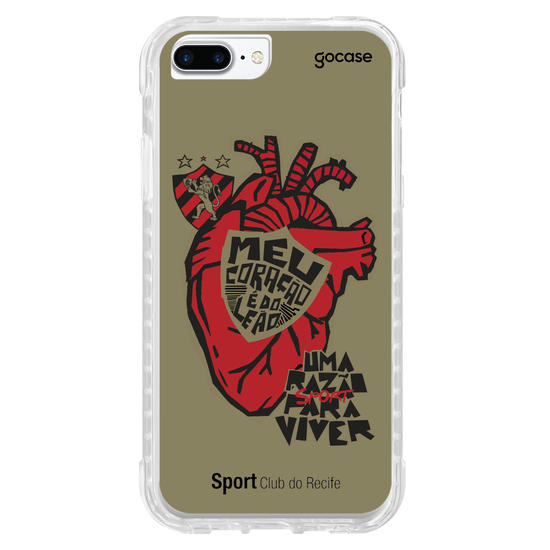 Capinha para celular  Sport - Meu Coração É do Leão