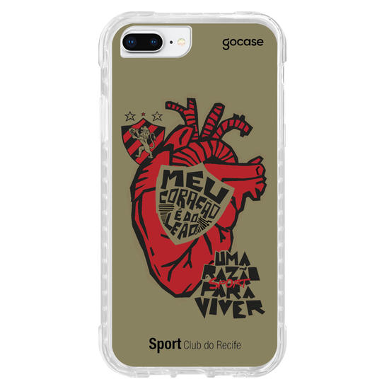Capinha para celular  Sport - Meu Coração É do Leão