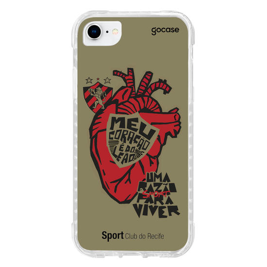 Capinha para celular  Sport - Meu Coração É do Leão