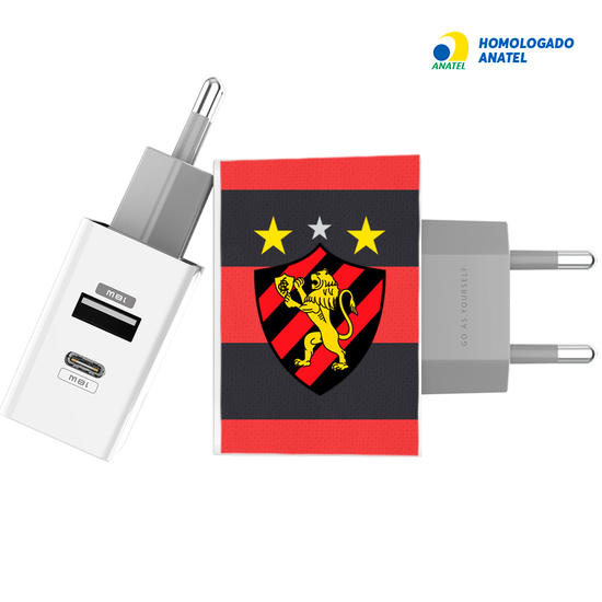 Carregador Turbo Power 18W Gocase - Iphone / Android - Sport - Escudo