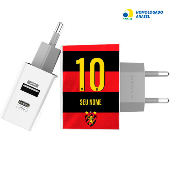 Carregador Turbo Power 18W Gocase - Iphone / Android - Sport - Uniforme Personalizável