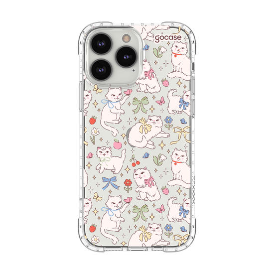 Capinha para celular  Spring Vintage Kitty Cat