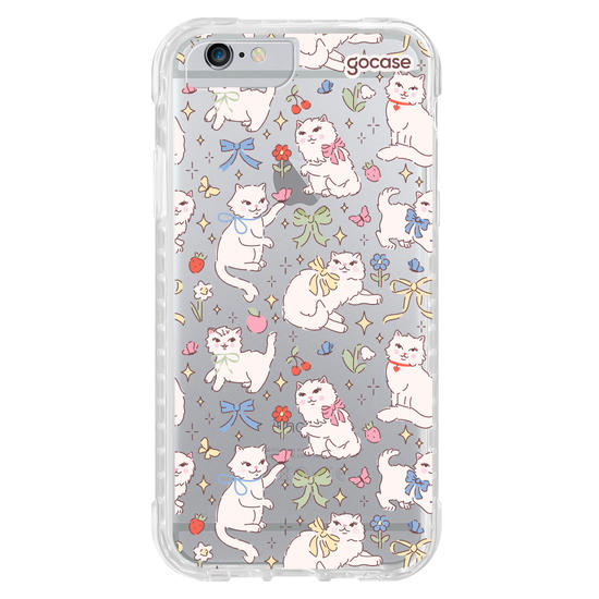 Capinha para celular  Spring Vintage Kitty Cat