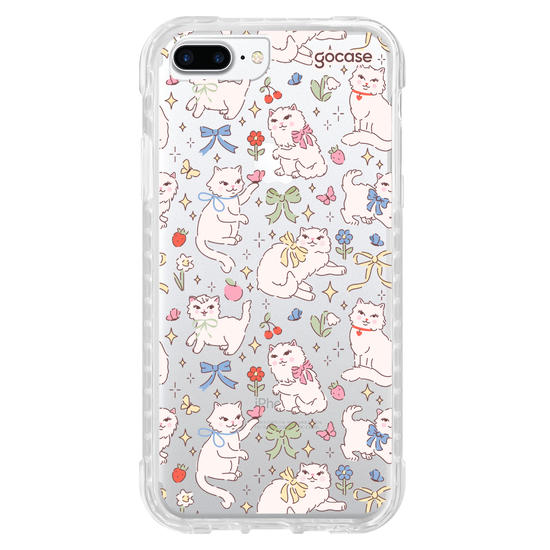 Capinha para celular  Spring Vintage Kitty Cat