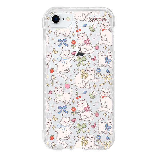 Capinha para celular  Spring Vintage Kitty Cat