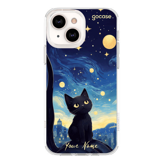 Starry Night Cat Phone Case