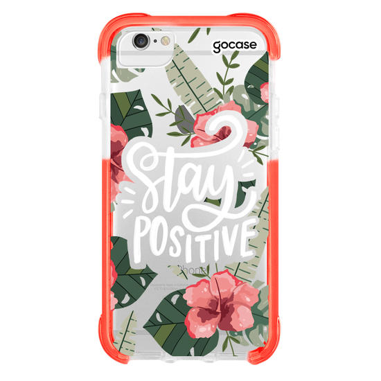 Capinha para celular Mantenha-se Positivo