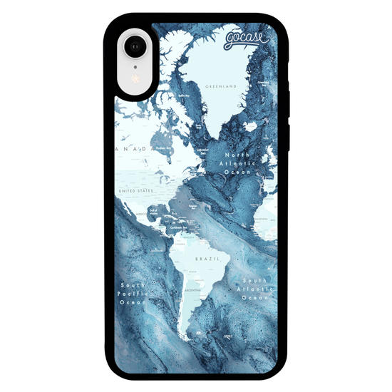 Prime - Marble World Map Phone Case